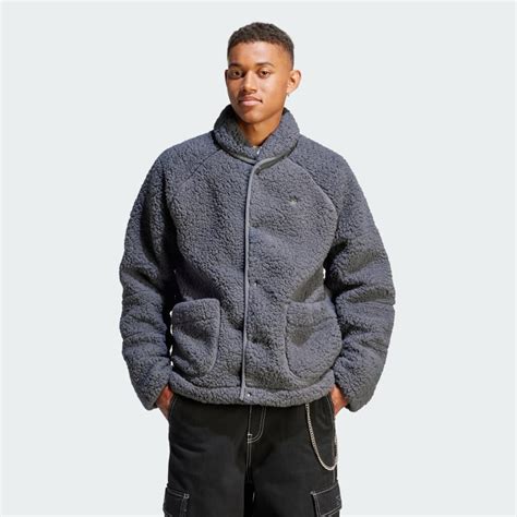 adidas fleecejacke rot